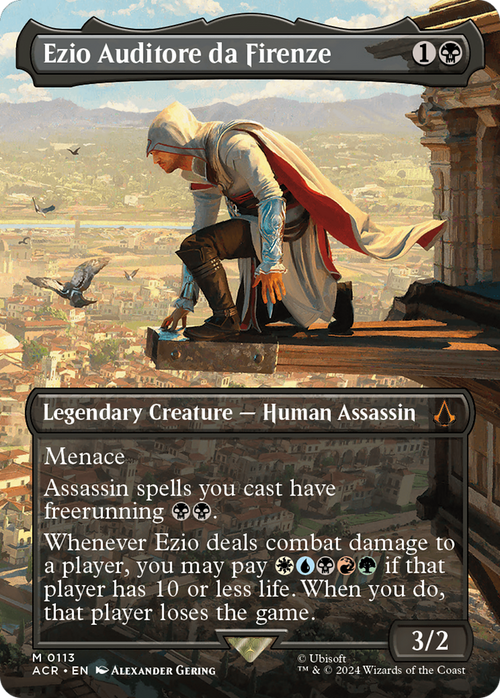 Ezio Auditore da Firenze (Borderless) (ACR-113) - Assassin's Creed Foil