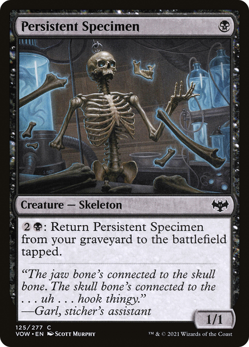 Persistent Specimen (VOW-125) - Innistrad: Crimson Vow Foil