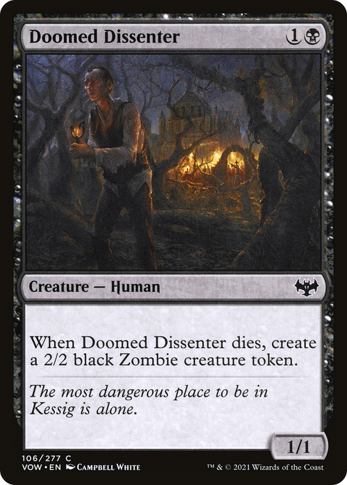 Doomed Dissenter (VOW-106) - Innistrad: Crimson Vow