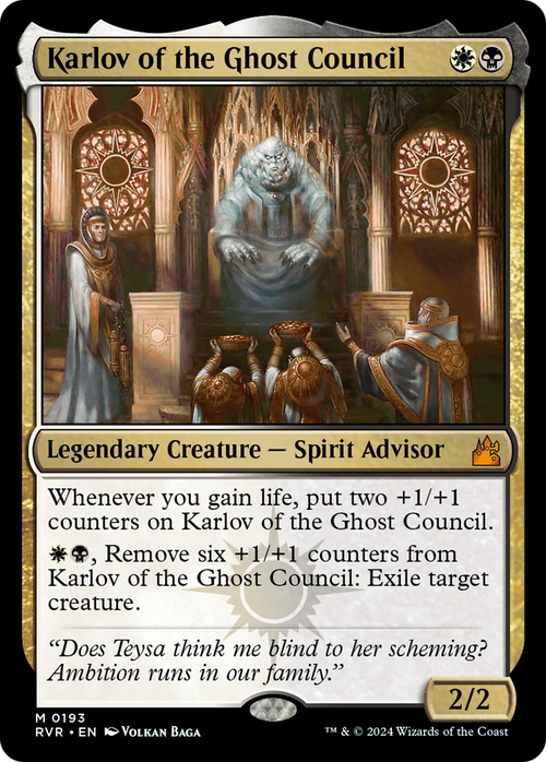 Karlov of the Ghost Council (RVR-193) - Ravnica Remastered Foil