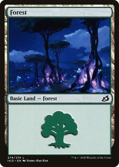 Forest (274) (IKO-274) - Ikoria: Lair of Behemoths Foil