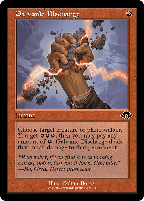 Galvanic Discharge (Retro Frame) (MH3-417) - Modern Horizons 3