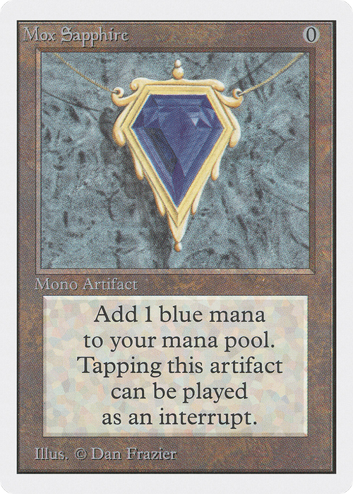 Mox Sapphire (2ED-) - Unlimited Edition