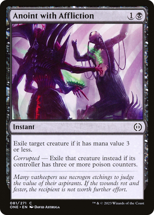 Anoint with Affliction (ONE-081) - Phyrexia: All Will Be One