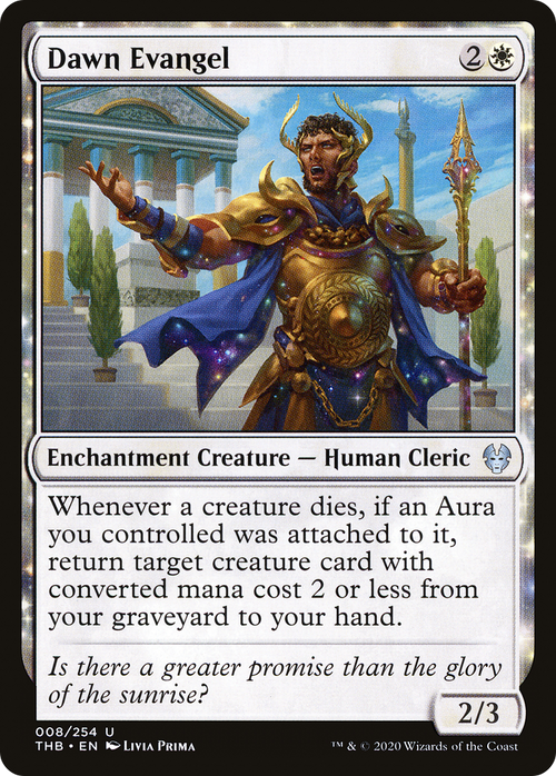 Dawn Evangel (THB-008) - Theros Beyond Death: (enchantment)