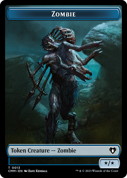 Zombie (TCMM-013) - Commander Masters Tokens Foil