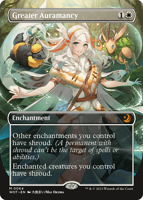 Greater Auramancy (Anime Borderless) (WOT-064) - Wilds of Eldraine: Enchanting Tales