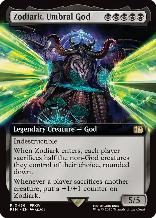 Zodiark, Umbral God (Extended Art) (FIN-456) - FINAL FANTASY: (Extended Art) Foil