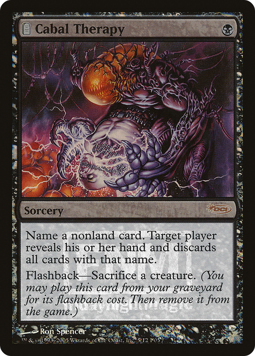 Cabal Therapy (FNM-005) - Friday Night Magic 2005: (tombstone) Foil