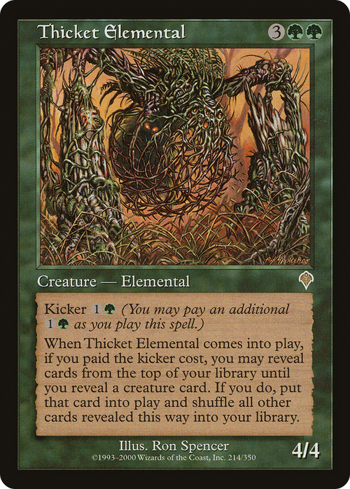 Thicket Elemental (INV-214) - Invasion