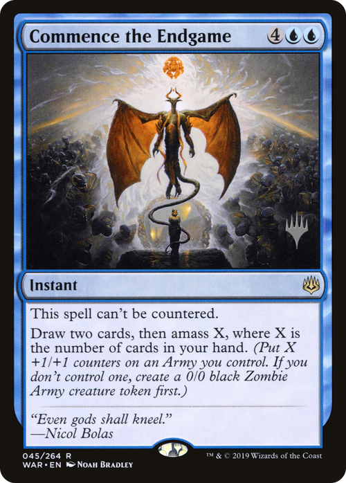 Commence the Endgame (PPELD-045) - War of the Spark Promos