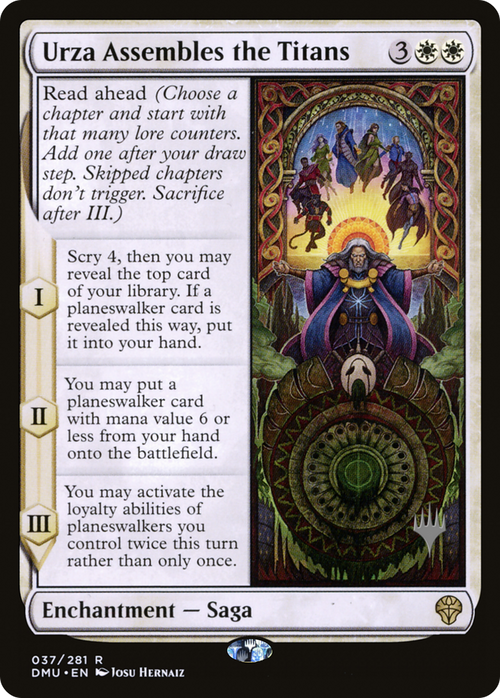 Urza Assembles the Titans (PPDMU-037) - Dominaria United Promos Foil