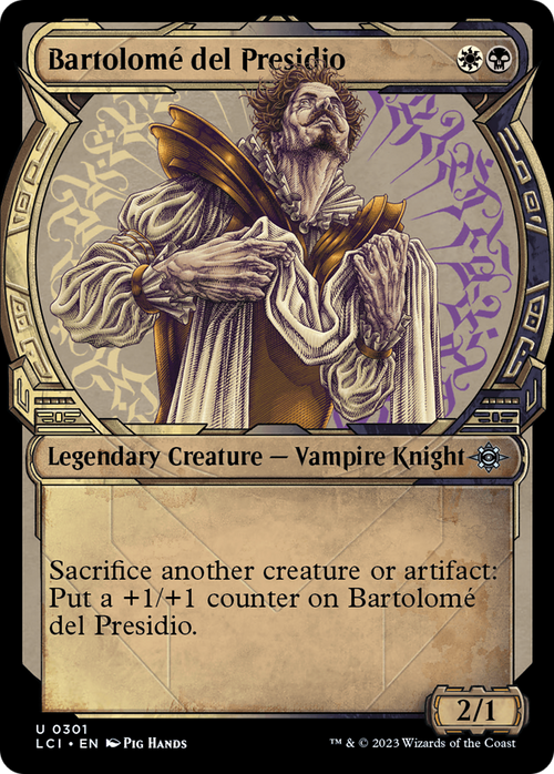 Bartolome del Presidio (Showcase) (LCI-301) - The Lost Caverns of Ixalan: (Showcase) Foil