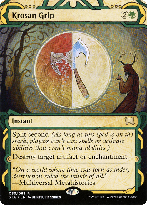 Krosan Grip (STA-053) - Strixhaven Mystical Archive: (Showcase) (Borderless)