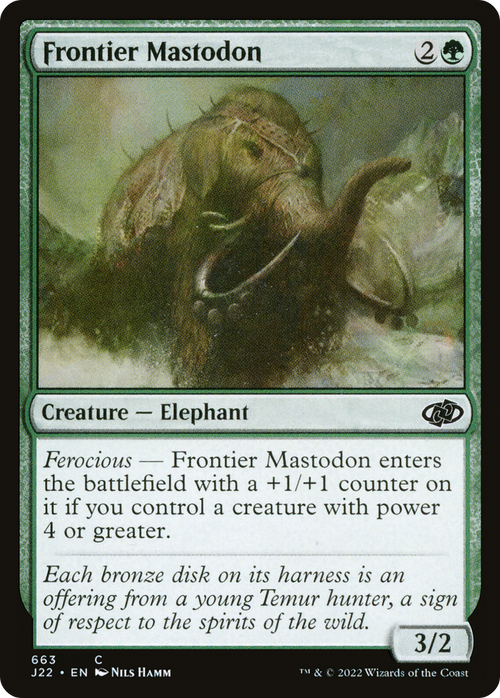 Frontier Mastodon (J22-663) - Jumpstart 2022