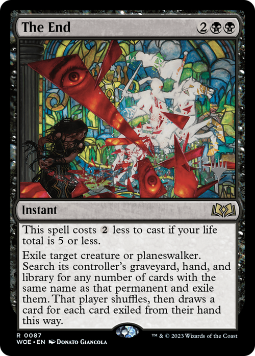 The End (PPWOE-087) - Wilds of Eldraine Promos Foil