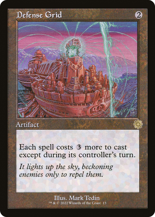 Defense Grid (BRR-013) - The Brothers' War Retro Artifacts Foil