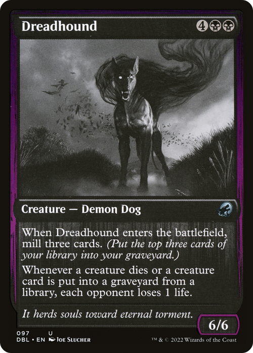 Dreadhound (DBL-097) - Innistrad: Double Feature Foil