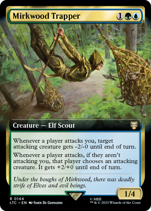 Mirkwood Trapper (Extended Art) (LTC-144) - Tales of Middle-earth Commander: (Extended Art) Foil