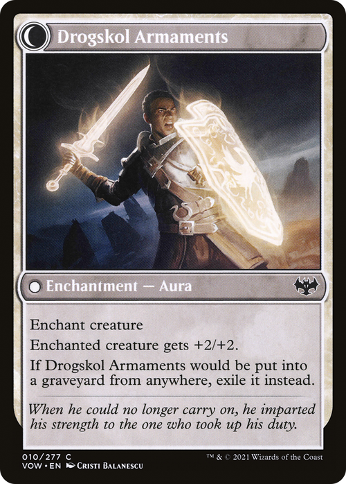Drogskol Infantry (VOW-010) - Innistrad: Crimson Vow: (Double Faced Transform)
