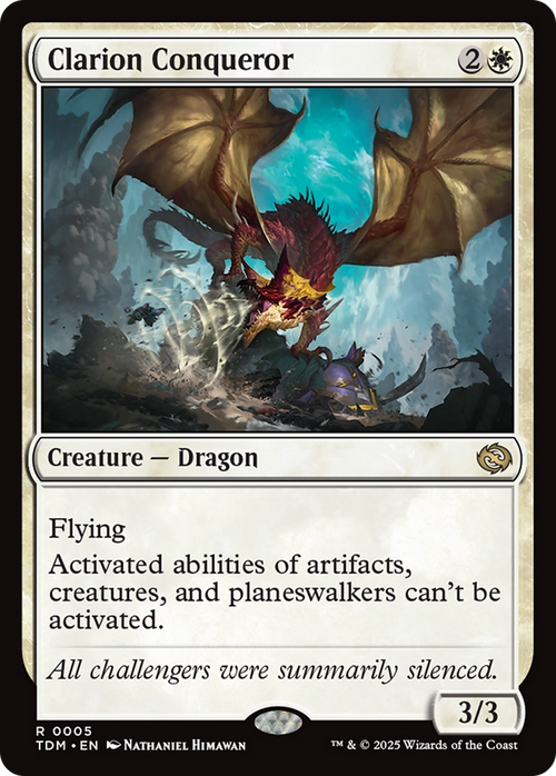 Clarion Conqueror (TDM-005) - Tarkir: Dragonstorm