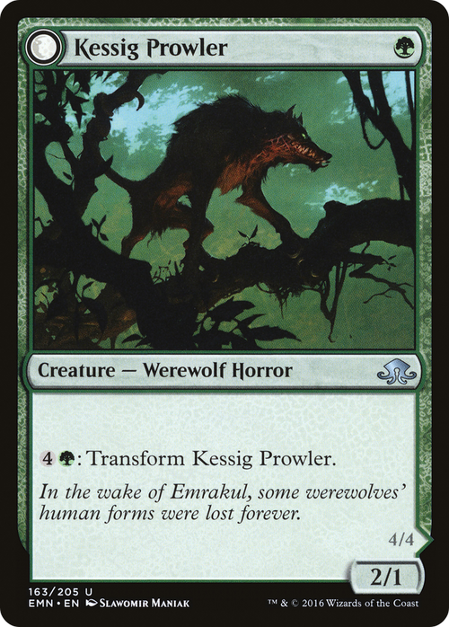 Kessig Prowler (EMN-163) - Eldritch Moon: (mooneldrazidfc) Foil
