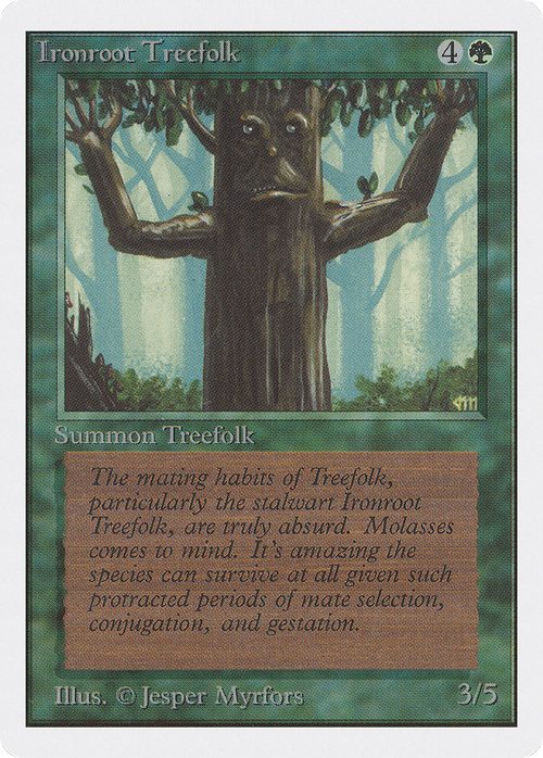 Ironroot Treefolk (2ED-) - Unlimited Edition