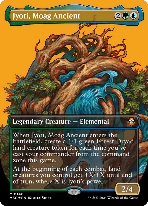 Jyoti, Moag Ancient (Borderless) (Ripple Foil) (M3C-140) - Modern Horizons 3 Commander Foil