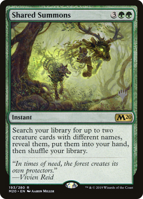 Shared Summons (PPM20-193) - Core Set 2020 Promos Foil