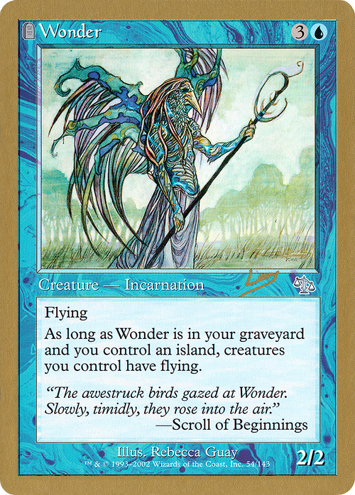 Wonder - 2002 Raphael Levy (JUD) (WCD-) - World Championship Decks 2002: (tombstone)