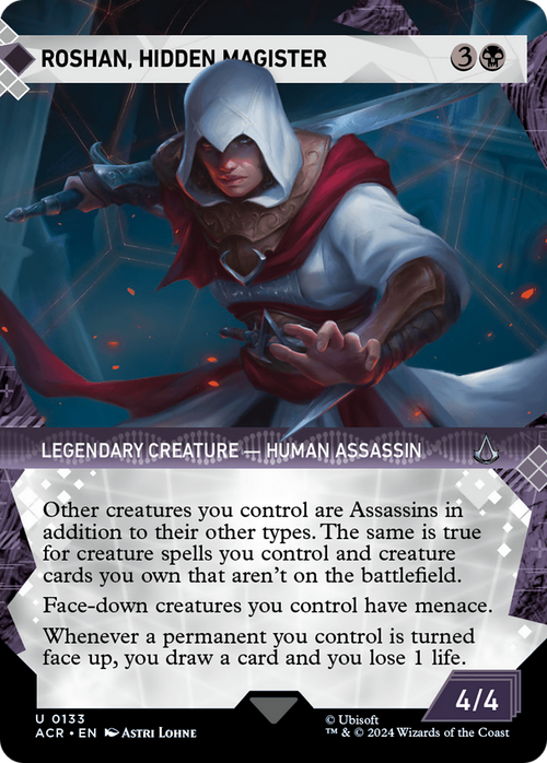 Roshan, Hidden Magister (Showcase) (ACR-133) - Assassin's Creed: (Showcase) (Borderless)