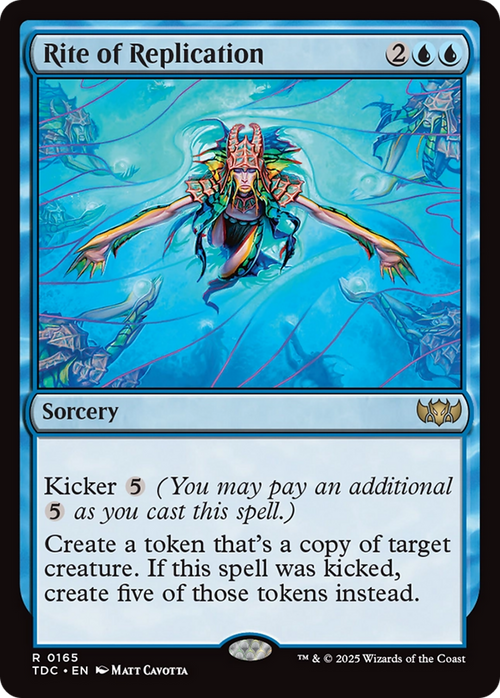 Rite of Replication (TDC-165) - Commander: Tarkir: Dragonstorm