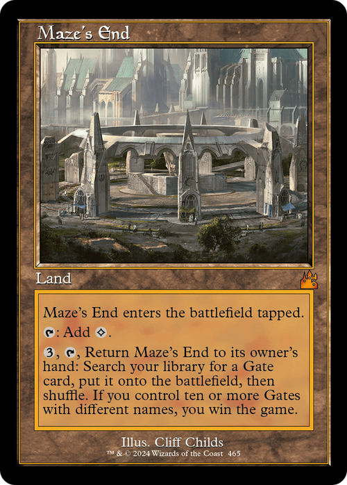 Maze's End (Retro Frame) (RVR-465) - Ravnica Remastered Foil