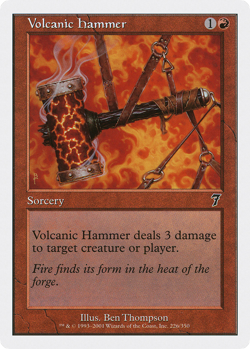 Volcanic Hammer (7ED-226) - 7th Edition