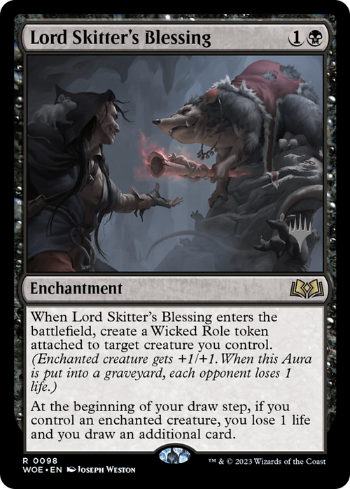 Lord Skitter's Blessing (PPWOE-098) - Wilds of Eldraine Promos