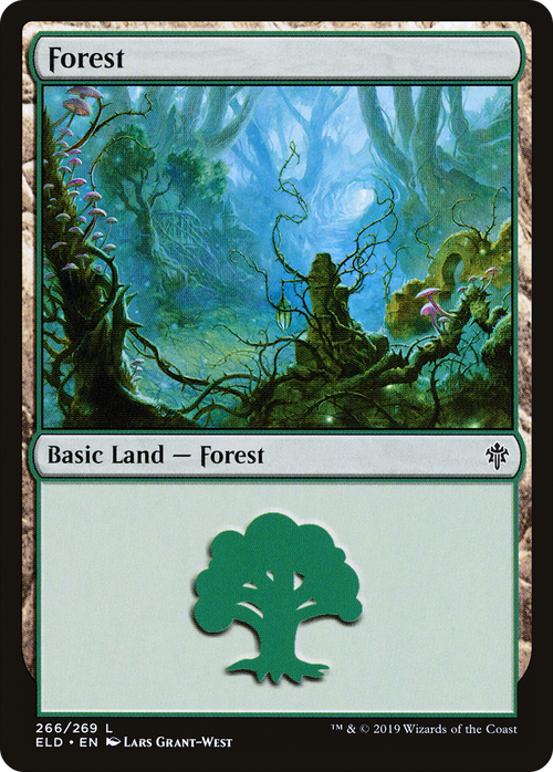 Forest (266) (ELD-266) - Throne of Eldraine Foil