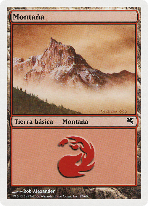 Mountain (Italian) - "Montagna" (C23) (PSAL-C23) - Salvat 2005