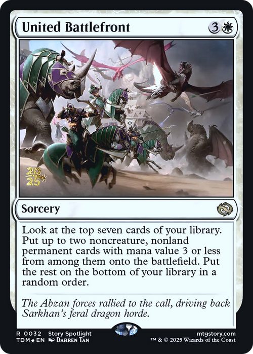 United Battlefront (PRE-32S) - Prerelease Cards Foil