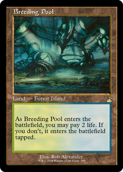 Breeding Pool (Retro Frame) (RVR-399) - Ravnica Remastered