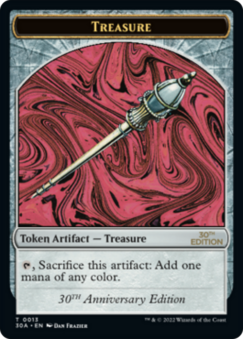 Treasure (0013) Token (30A-013) - 30th Anniversary Tokens