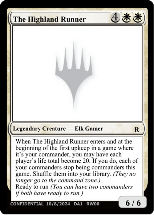 The Highland Runner (UNK-RW06B) - Unknown Event