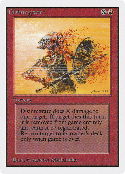 Disintegrate (2ED-) - Unlimited Edition