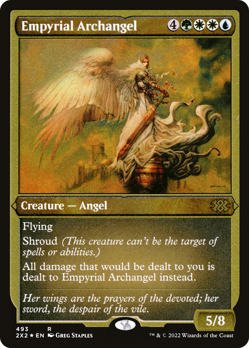 Empyrial Archangel (Foil Etched) (2X2-493) - Double Masters 2022 Foil