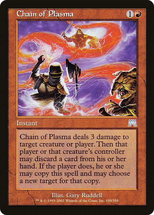 Chain of Plasma (ONS-193) - Onslaught Foil