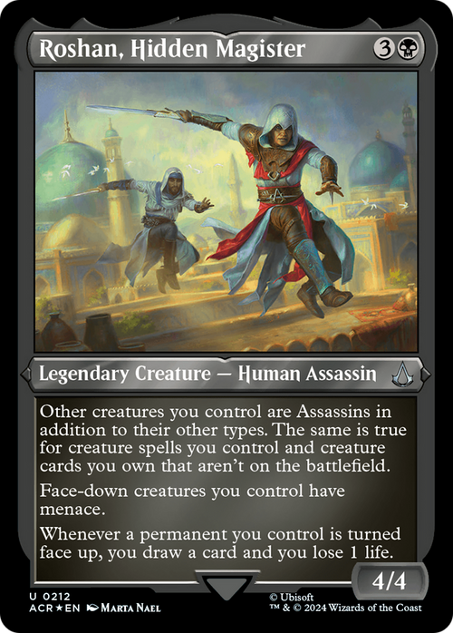 Roshan, Hidden Magister (Foil Etched) (ACR-212) - Assassin's Creed Foil