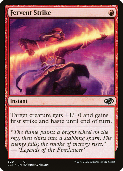Fervent Strike (J22-529) - Jumpstart 2022