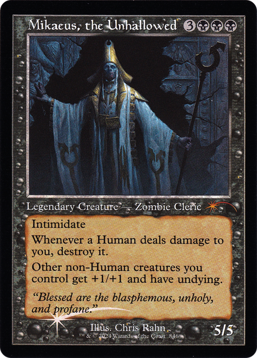 Mikaeus, the Unhallowed (SLD-846) - Secret Lair Drop Foil