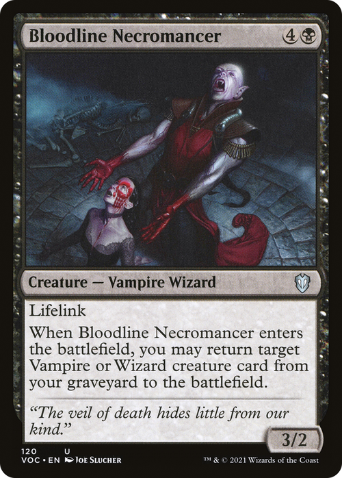 Bloodline Necromancer (VOC-120) - Crimson Vow Commander