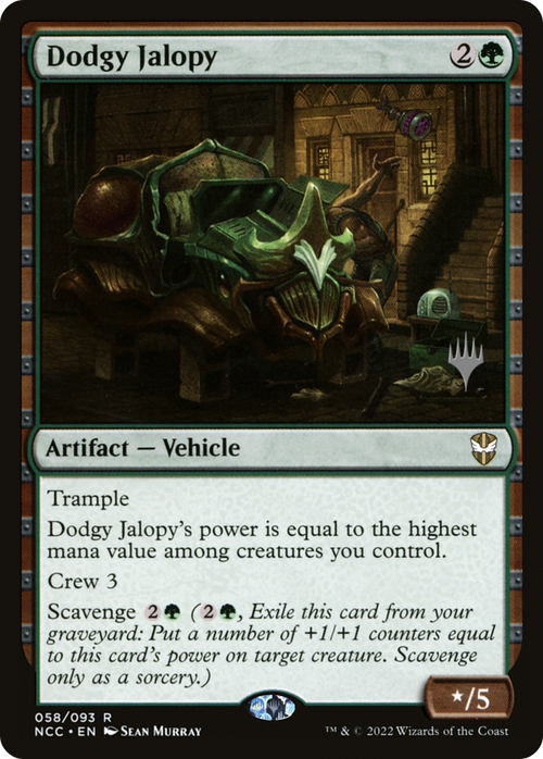 Dodgy Jalopy (PPSNC-058) - New Capenna Commander Promos Foil