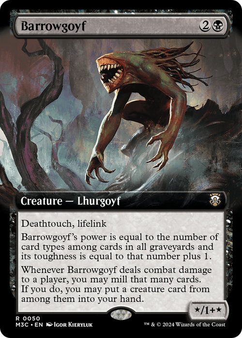 Barrowgoyf (Extended Art) (M3C-050) - Modern Horizons 3 Commander: (Extended Art)